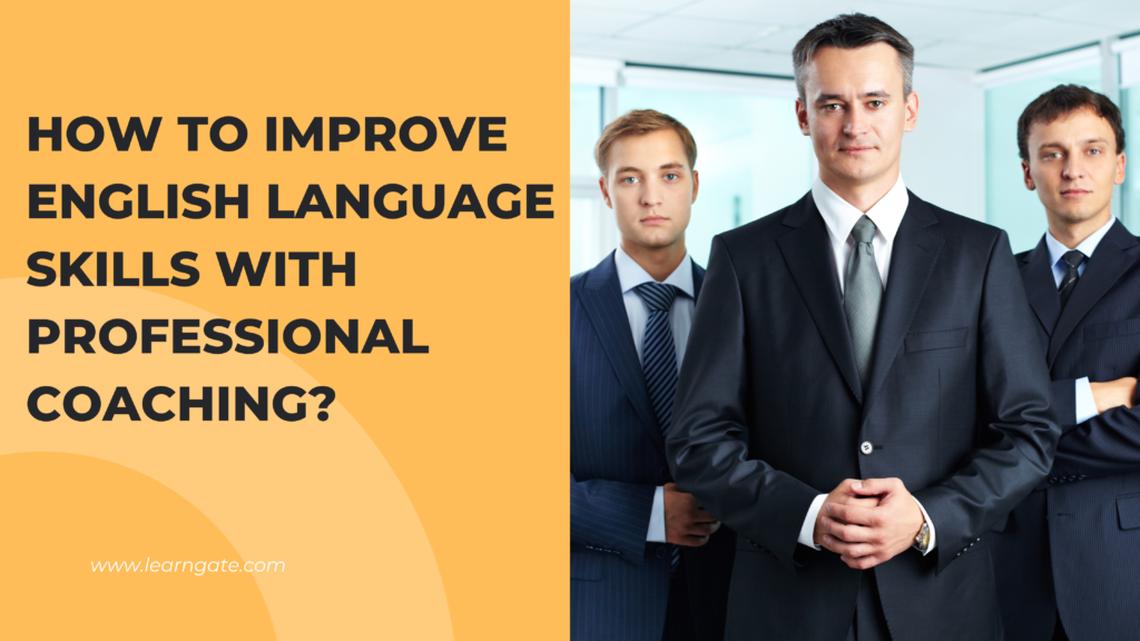 professional English language skills coaching